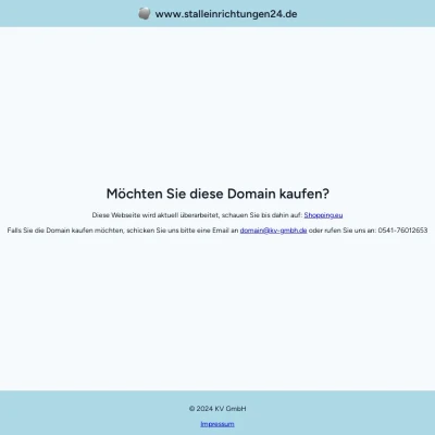 Screenshot stalleinrichtungen24.de