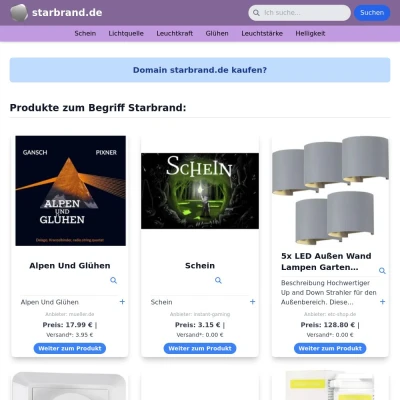 Screenshot starbrand.de