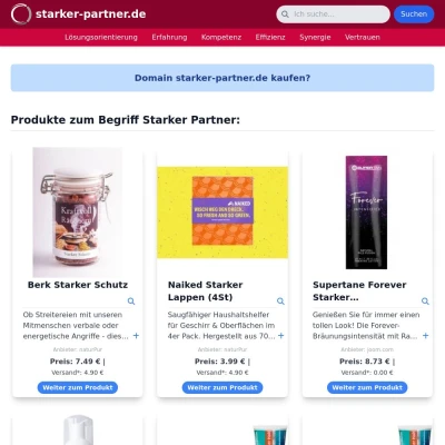 Screenshot starker-partner.de