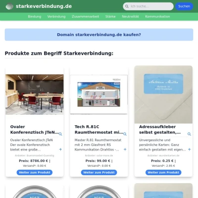 Screenshot starkeverbindung.de