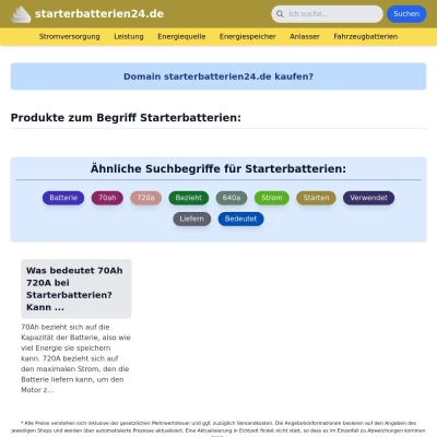 Screenshot starterbatterien24.de