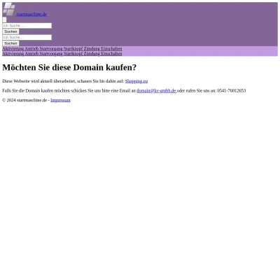 Screenshot startmaschine.de