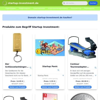 Screenshot startup-investment.de