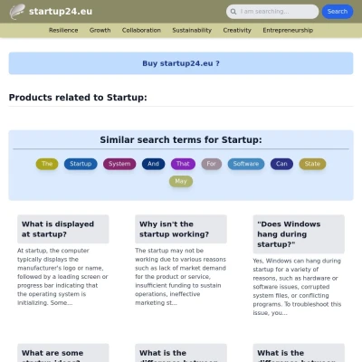 Screenshot startup24.eu