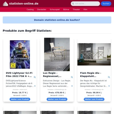Screenshot statisten-online.de