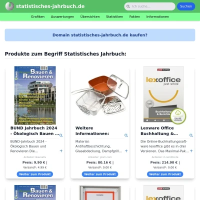 Screenshot statistisches-jahrbuch.de