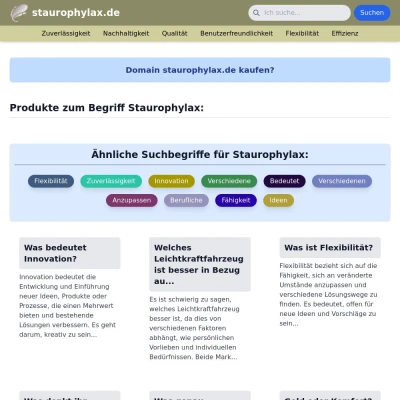 Screenshot staurophylax.de