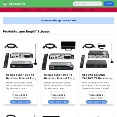 Screenshot stbapp.de