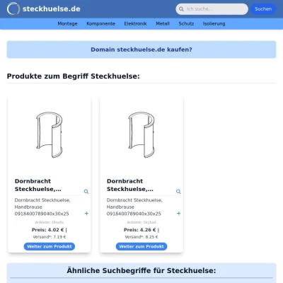 Screenshot steckhuelse.de