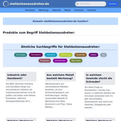 Screenshot stehbolzenausdreher.de