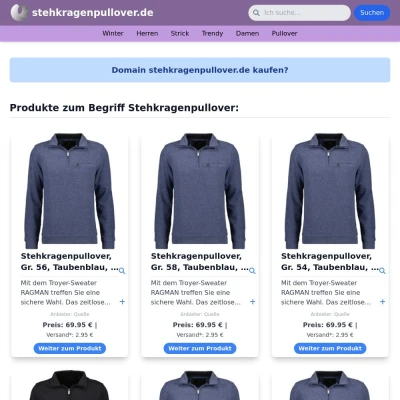 Screenshot stehkragenpullover.de