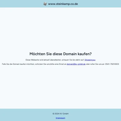 Screenshot steinkamp.co.de