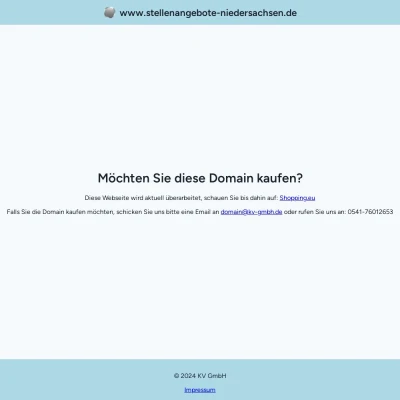 Screenshot stellenangebote-niedersachsen.de