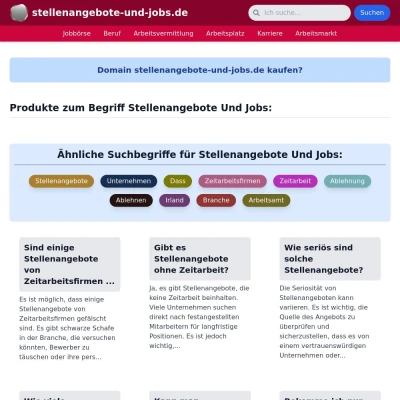 Screenshot stellenangebote-und-jobs.de