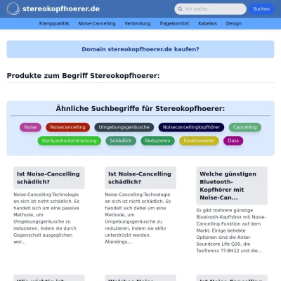 Screenshot stereokopfhoerer.de