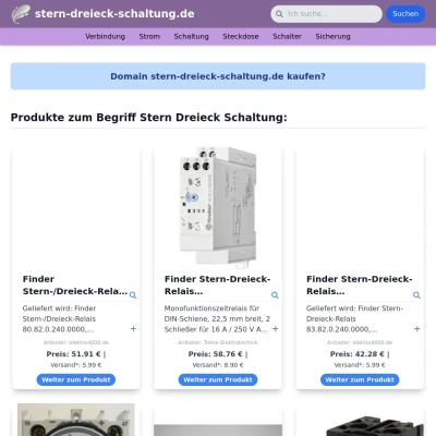 Screenshot stern-dreieck-schaltung.de