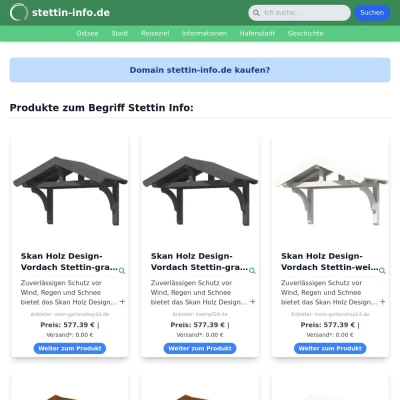 Screenshot stettin-info.de