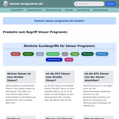 Screenshot steuer-programm.de