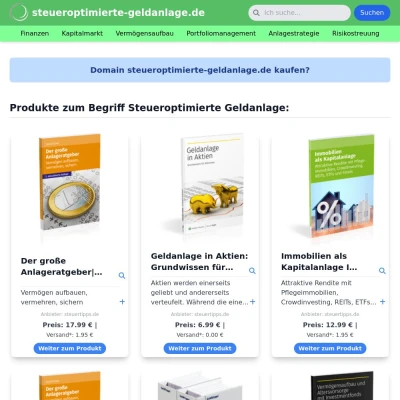 Screenshot steueroptimierte-geldanlage.de