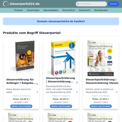 Screenshot steuerportal24.de