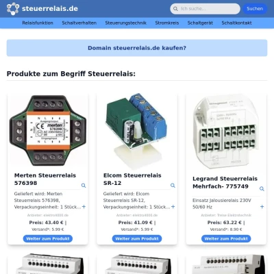 Screenshot steuerrelais.de