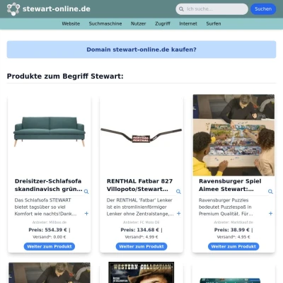 Screenshot stewart-online.de