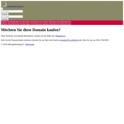 Screenshot stiftungsberatung.ch