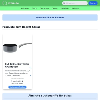 Screenshot stika.de