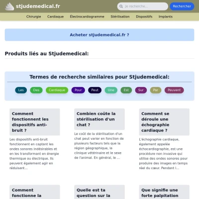 Screenshot stjudemedical.fr