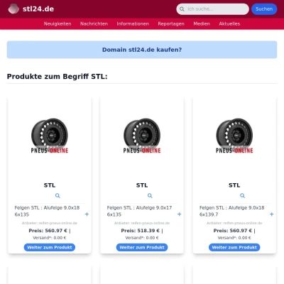 Screenshot stl24.de