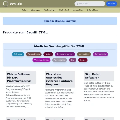 Screenshot stml.de