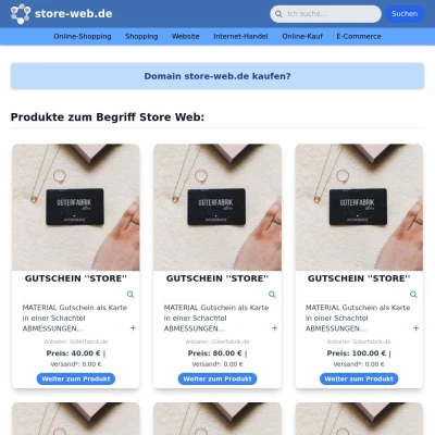 Screenshot store-web.de