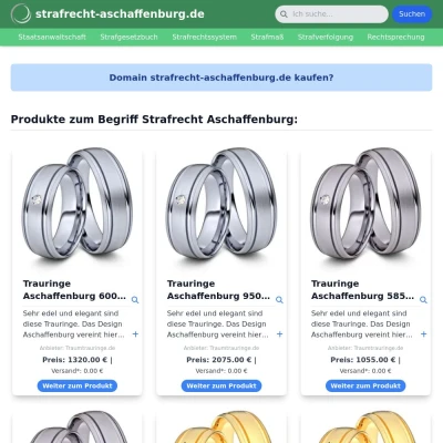 Screenshot strafrecht-aschaffenburg.de