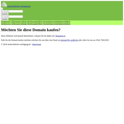 Screenshot strafrechtliche-verfolgung.de