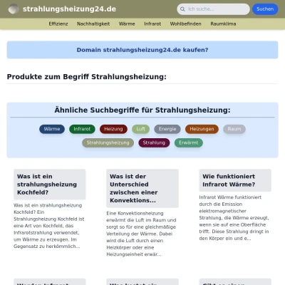 Screenshot strahlungsheizung24.de