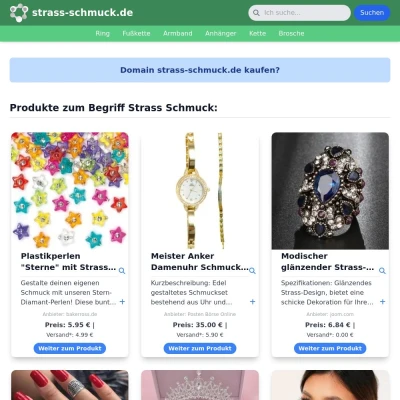 Screenshot strass-schmuck.de