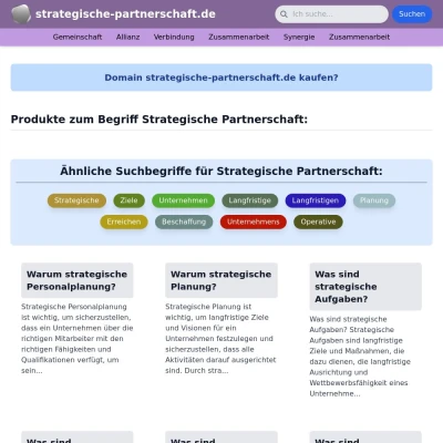 Screenshot strategische-partnerschaft.de