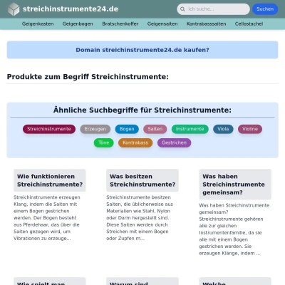 Screenshot streichinstrumente24.de