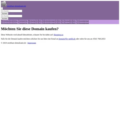 Screenshot streitbare-demokratie.de