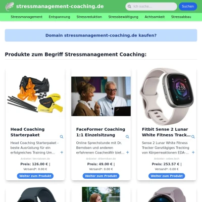 Screenshot stressmanagement-coaching.de