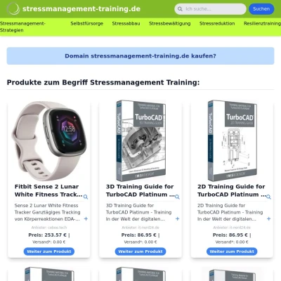 Screenshot stressmanagement-training.de