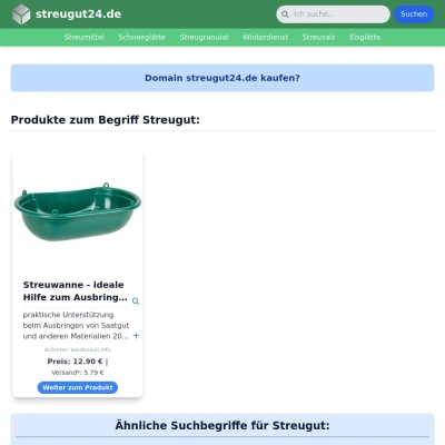 Screenshot streugut24.de