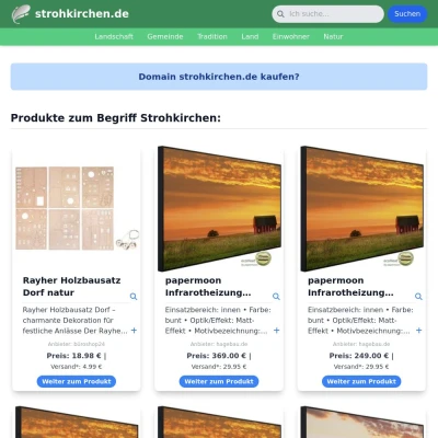 Screenshot strohkirchen.de