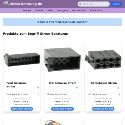 Screenshot strom-beratung.de