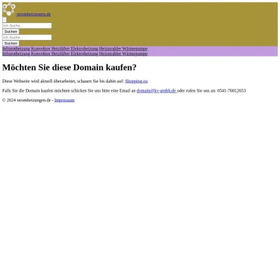 Screenshot stromheizungen.de