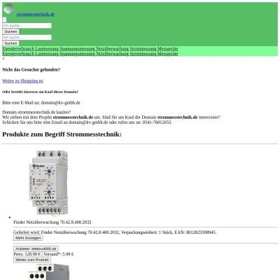 Screenshot strommesstechnik.de