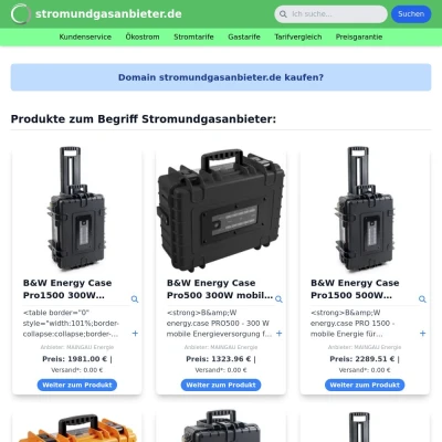 Screenshot stromundgasanbieter.de