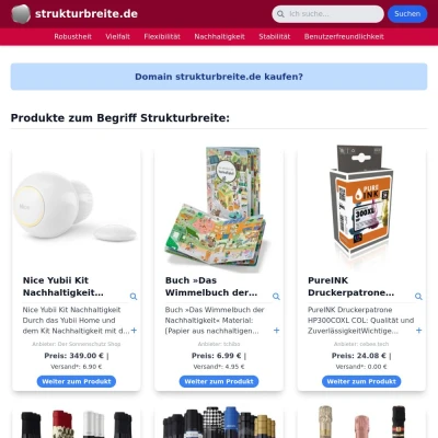 Screenshot strukturbreite.de