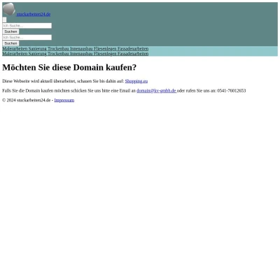 Screenshot stuckarbeiten24.de