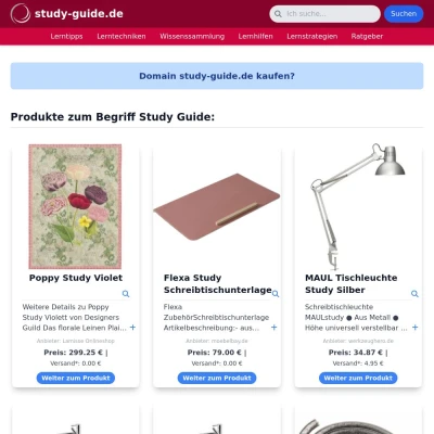 Screenshot study-guide.de